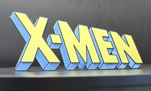 X-Men 3D printed Logo Sign Wall Desk Shelf Art - Picture 6 of 18