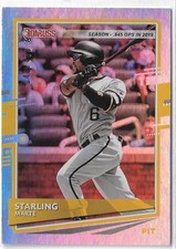 2020 donruss baseball #171 starling marte season stat line 40/400