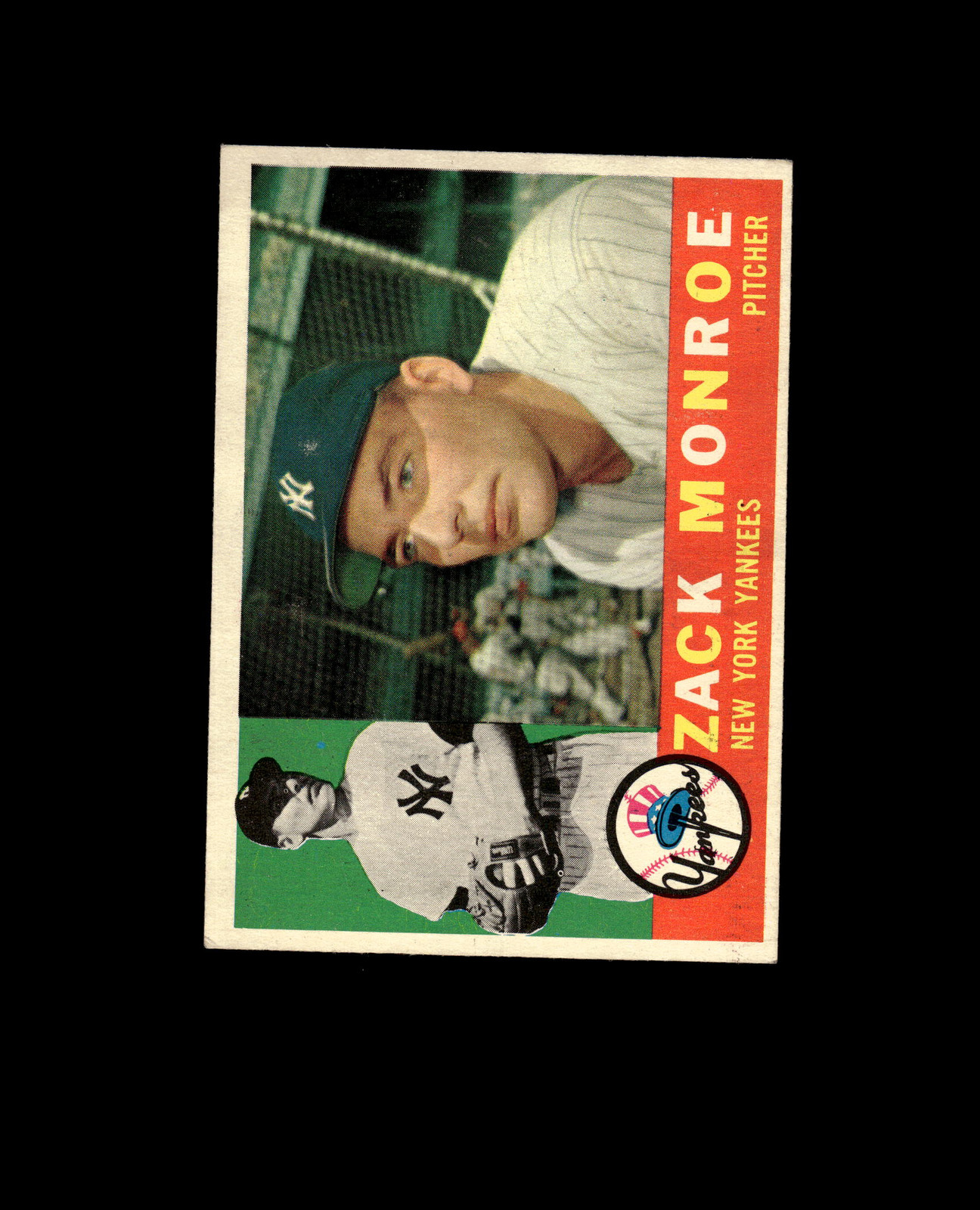 1960 Topps 329 Zack Monroe POOR #D1,414797