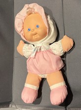 Puffalump Fisher Price Baby 11" Doll w/Rattle Pink 1994 Vtg Soft Body Plush