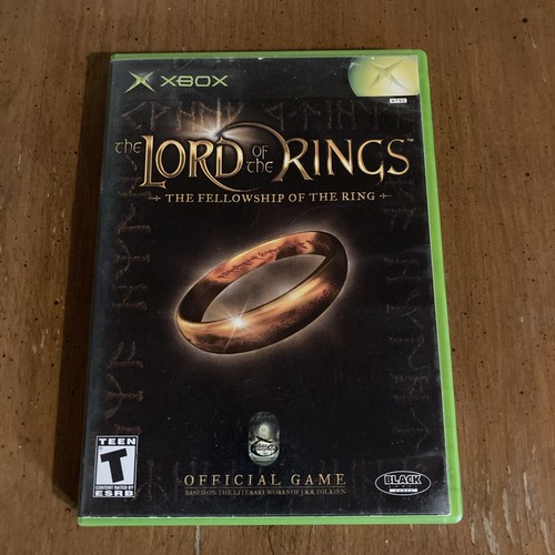 Lord of the Rings: The Fellowship of the Ring (Microsoft Xbox 2002) No Manual