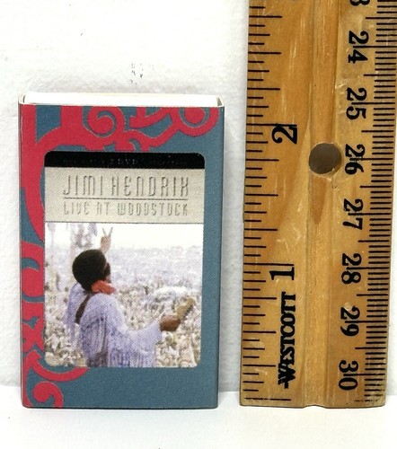 Jimi Hendrix Live At Woodstock Promotional Matches Record Store Promo Guitar WOW - Picture 7 of 7