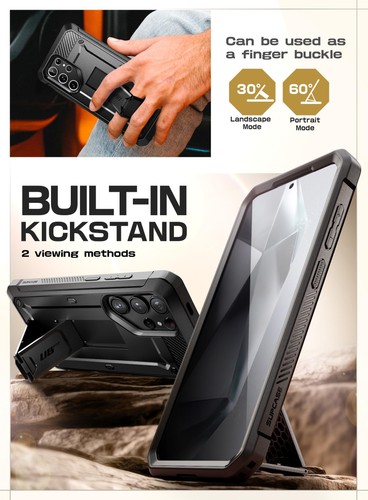 Unicorn Beetle Pro für Samsung Galaxy S24 Ultra Hülle mit Ständer [2 Frontrahmen] - Bild 11 von 24