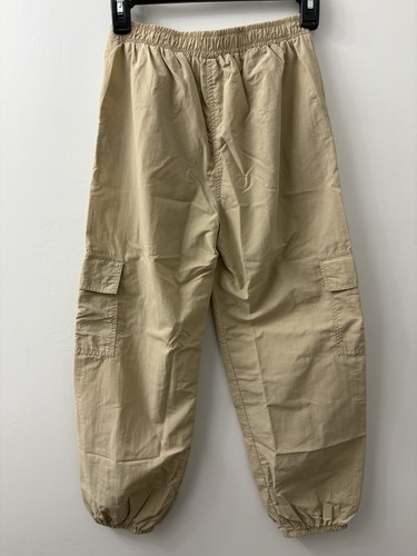 Art Class Girls L (10/12) Khaki Lightweight Cargo Joggers Elastic Waist & Ankle - Picture 7 of 7