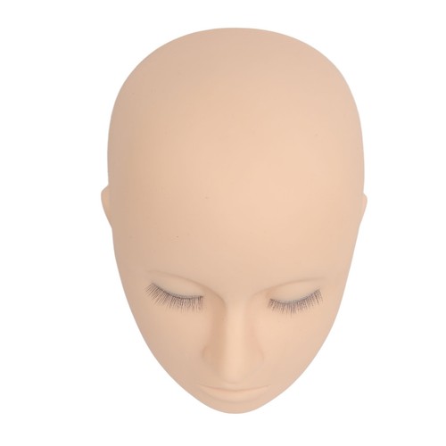 Cabeza Maniquí Pestañas 3 Capas Seguro Silicona Suave Alta Simulación Maquillaje Práctica OMO - Imagen 15 de 23