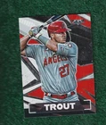 MIKE TROUT - 2021 TOPPS FIRE BASE CARD # 1 - LOS ANGELES ANGELS - MLB