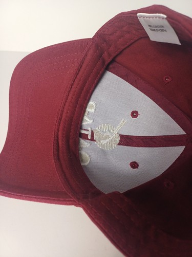 Qatar Airways Hat Burgundy Embroidered Lettering Adjustable Airline Memorabilia - Picture 13 of 15