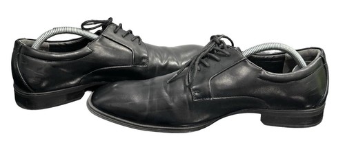 Alfani Herren 10M Andrew Oxford elegante Schuhe schwarz Schnürschuhe niedrig mandelförmige Spitze - Bild 5 von 13