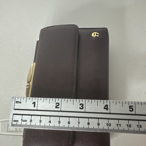 Vintage ETIENNE AIGNER Medium Leather Wallet Kisslock Coin Purse OXBLOOD - Bild 10 von 10
