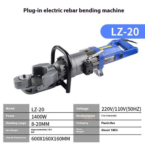 Elektrische Handbiegemaschine für Bewehrungen Hydraulische Biegemaschine - Bild 11 von 28