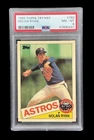 1985 topps tiffany #760 nolan ryan hof; glossy edition SP card PSA 8  (iAPPEAL)