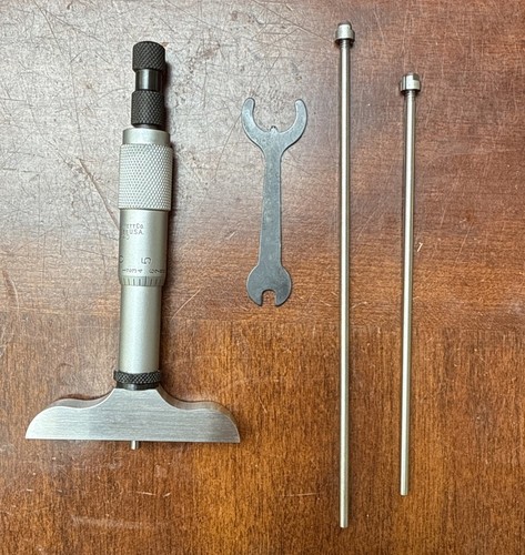 Micrómetro de profundidad Starrett 440Z-3RL, rango de 0-3", graduación de 0,001". - Imagen 14 de 15
