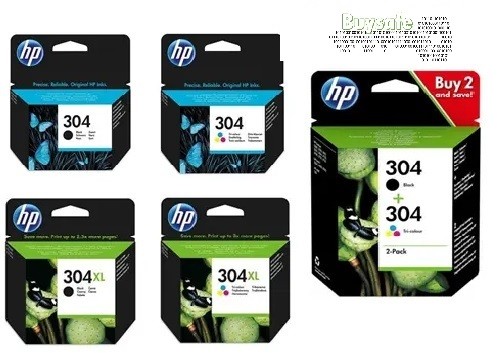 Oryginalne wkłady atramentowe HP 304 / HP 304XL do HP Envy 5020 - Zdjęcie 1 z 6