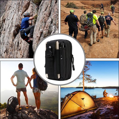 flintronic 1000D Nylo Marsupio Sportivo Cintura Molle Tattica Militare Borsello - Foto 23 di 24