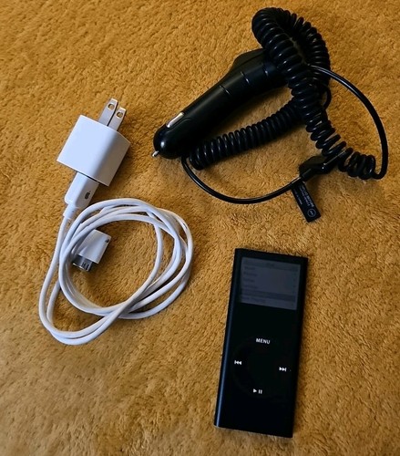 Apple iPod Nano 2. Generation 8GB A1199 PA497LL schwarz getestet funktioniert *lesen*