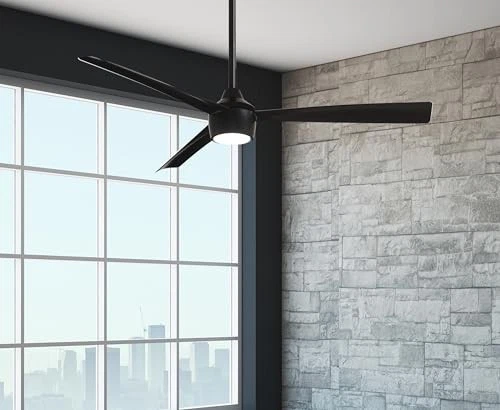  F626L-CL Skinnie 56" Ceiling Fan with Integrated LED Light in Finish Coal - Picture 7 of 8