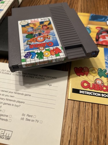 Retro Kickle Cubicle IMPECABLE Juego Nintendo Caja Original De Colección - Imagen 10 de 11