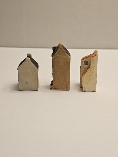 3 Miniatur Häuser Cottages Philip Laureston UK Frankreich handbemalt - Bild 2 von 10