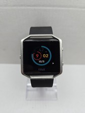 Fitbit Blaze FB502 Smart Fitness Watch Heart Rate Tracker Tested No Charger