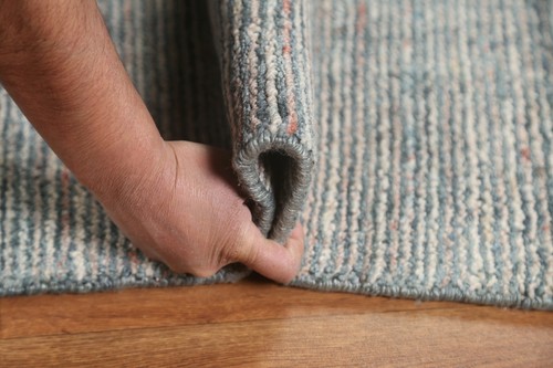 Striped Gabbeh Oriental 5'x8' Area Rug Modern Hand-knotted Carpet - Picture 7 of 12