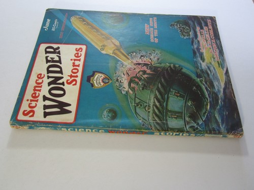 Science Wonder Stories Pulp v. 1 #1, 1929 VG H.G. Wells Story & Paul Cover Art! - Picture 2 of 7