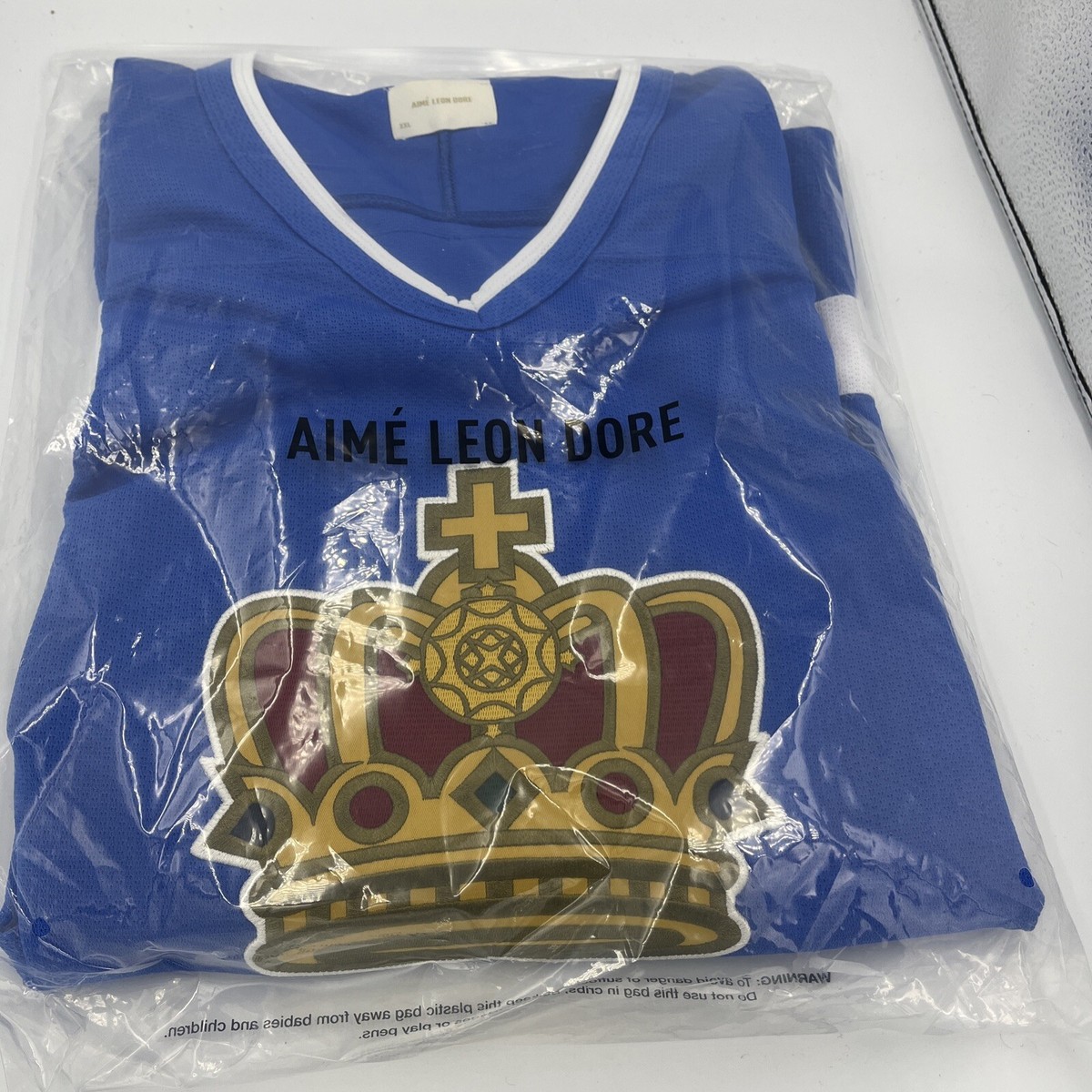 Aime Leon Dore Hockey Team Jersey Blue Size XXL New In Bag