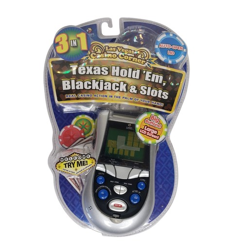 MGA Games Las Vegas Casino Corner 3 in 1 Texas Hold Em Blackjack Slots New