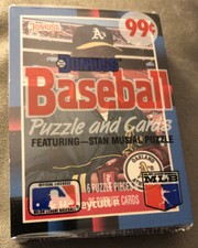 1988 Donruss Cello Pack Rick Honeycutt A’s (Top) Sam Horn Red Sox Rookie (Back)