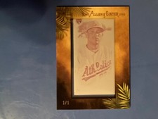 2019 Topps Allen & Ginter Ramon Laureano #207 Magenta Printing Plate 1/1 Rookie 