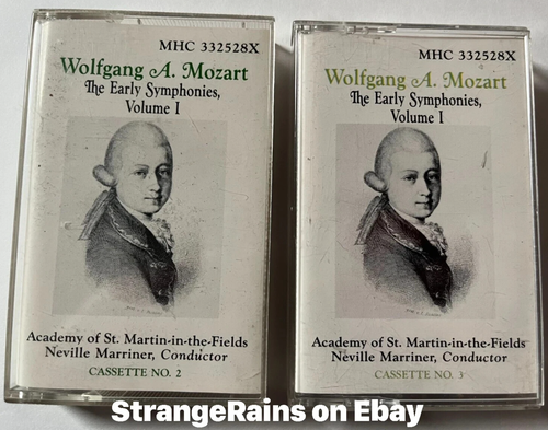 MOZART - 2 Cassette Tapes - PLAY TESTED / SOUND GREAT - Picture 1 of 3