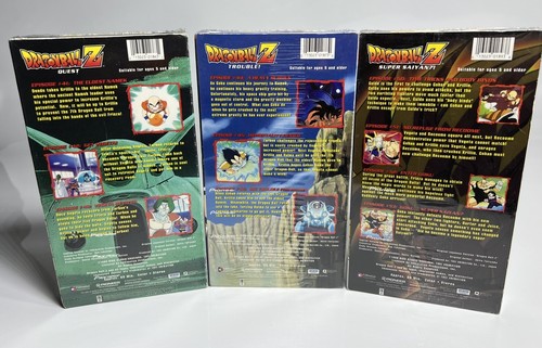 Dragon Ball Z - 3 Namek VHS, 1999 Dubbed Sealed New Set Anime - Imagen 4 de 7