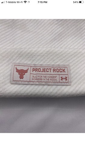 Under Armour Project Rock Beanie Herren Einheitsgröße Stretch Strick Summit weiß $ 40 Neu - Bild 7 von 9