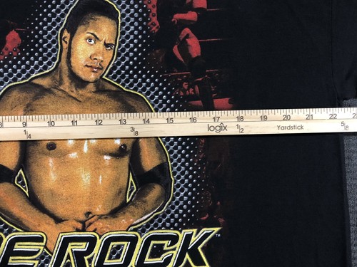 Vintage WWF The Rock Smackdown Hotel T Shirt XL New Old Stock WWE - Picture 7 of 11