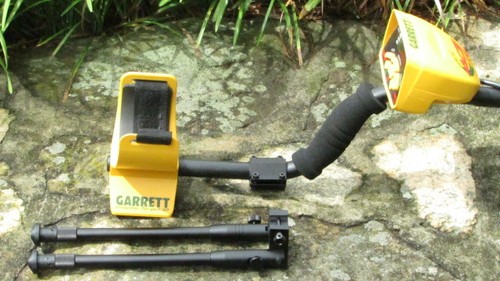 Metal Detector Stand Universal Mounting Folding Legs 12-15" Fits 5/8" to 1 1/8"  - Picture 8 of 11