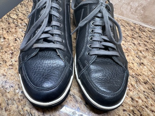 Cole Haan C13813 Black Leather Sport SNEAKERS Shoes Men's Size 8 M - Picture 3 of 9