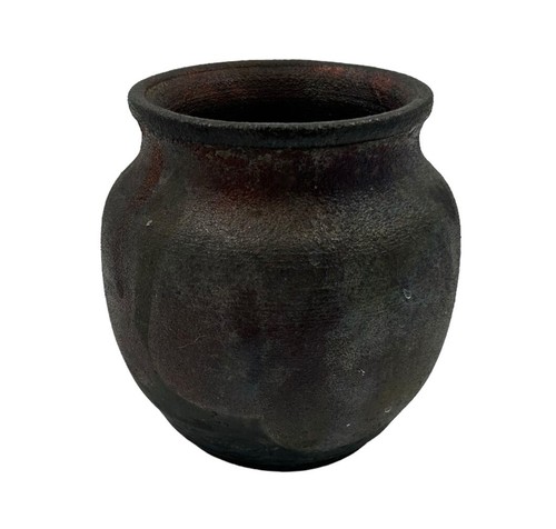 Studio Art Pottery Raku Vase Künstler signiert 2005