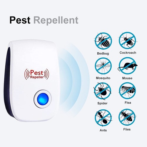Pest Repeller Ultrasonic Electronic Mouse Rat Mosquito Insect Rodent Control NEW - Picture 2 of 23