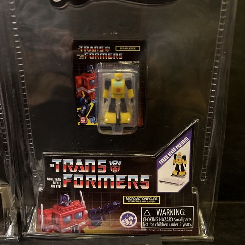 World's Smallest Transformers Bumblebee Micro Action Figure Lot of 2 - FAST SHIP - Picture 3 of 6