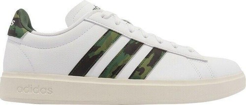 Mens Adidas Grand Court 2.0 White / Black Tennis Shoe GW9195  display picture 1