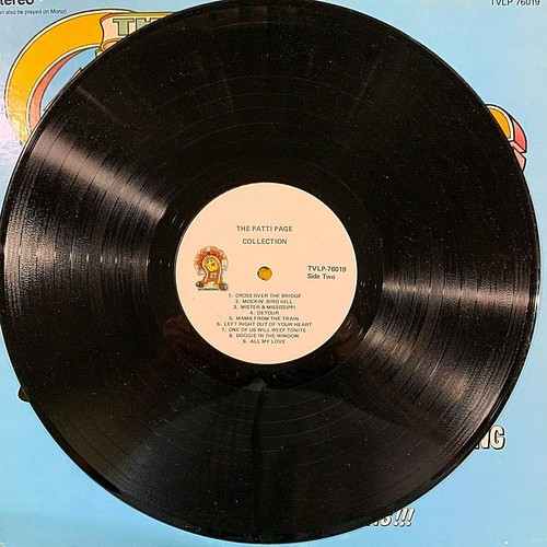 THE PATTI PAGE COLLECTION, CANADIAN PRESSING VINYL 12" LP 1976 - Picture 3 of 4