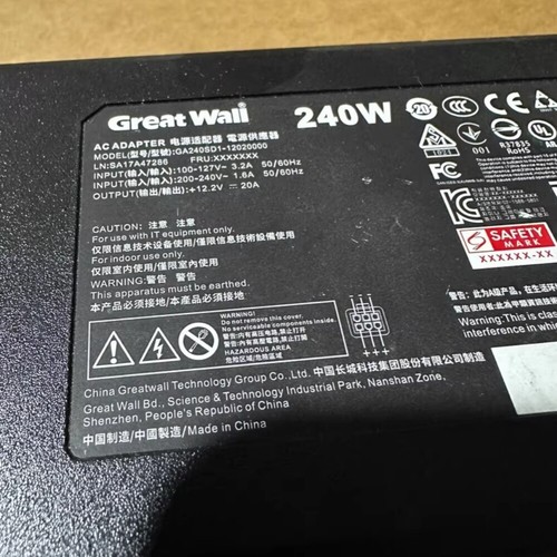 Original Lenovo ThinkSystem SE350 Edge Server AC Adapter Power Supply 240W - Picture 3 of 8
