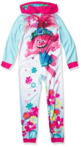 DreamWorks Girls' Trolls Poppy Hooded Pajama Sleeper - Imagen 2 de 3