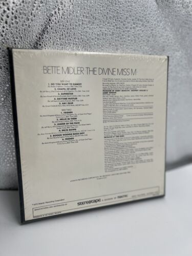 NEW SEALED Bette Midler The Divine Miss M Reel to Reel Tape - Imagen 2 de 2