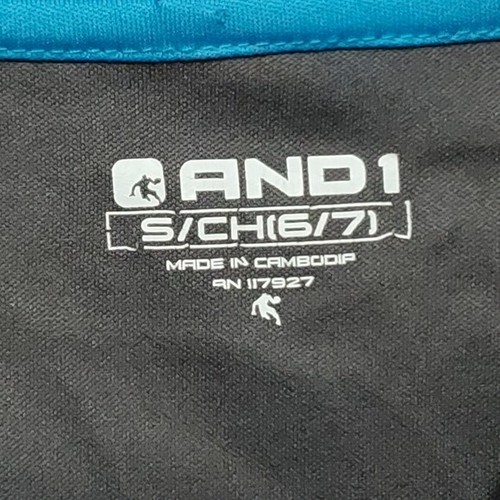 And1 Kids Tee Size Small Gray Graphic Print Short Sleeve - Picture 7 of 7