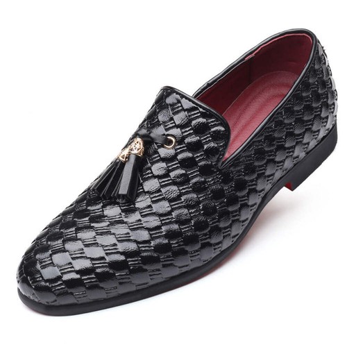 Mens Loafers Business Casual Fashion Shoes Round Toe Synthetic Leather Upper Col - Picture 11 of 27