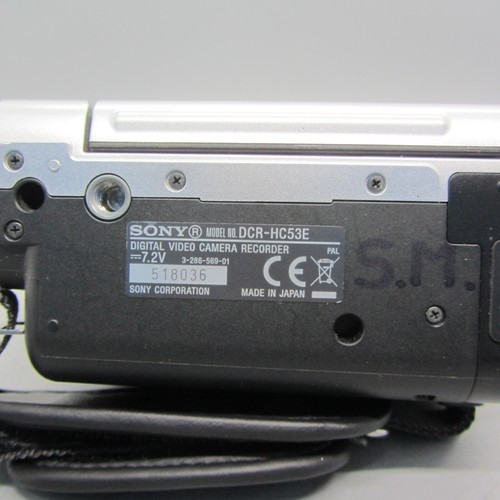 Sony Handycam DCR-HC53E Handheld MiniDV Camcorder Silver Tested - Picture 8 of 10
