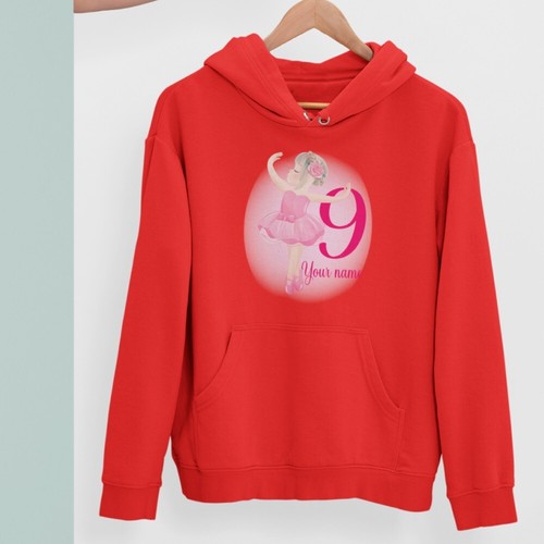 Personalised Your Name Dancing Birthday Age Hoodie Family Friends Party Gifts - Picture 17 of 24