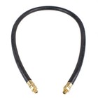 1/4" AIR HOSE ASSEMBLY - 36" - 1/8"-27 (1 FIXED & 1 SWIVEL) - MAX OP 225 psi