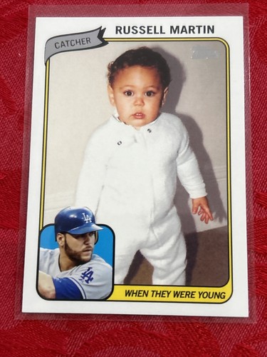 2010 Topps When They Were Young #WTWYRM Russell Martin Dodgers - Imagen 6 de 7