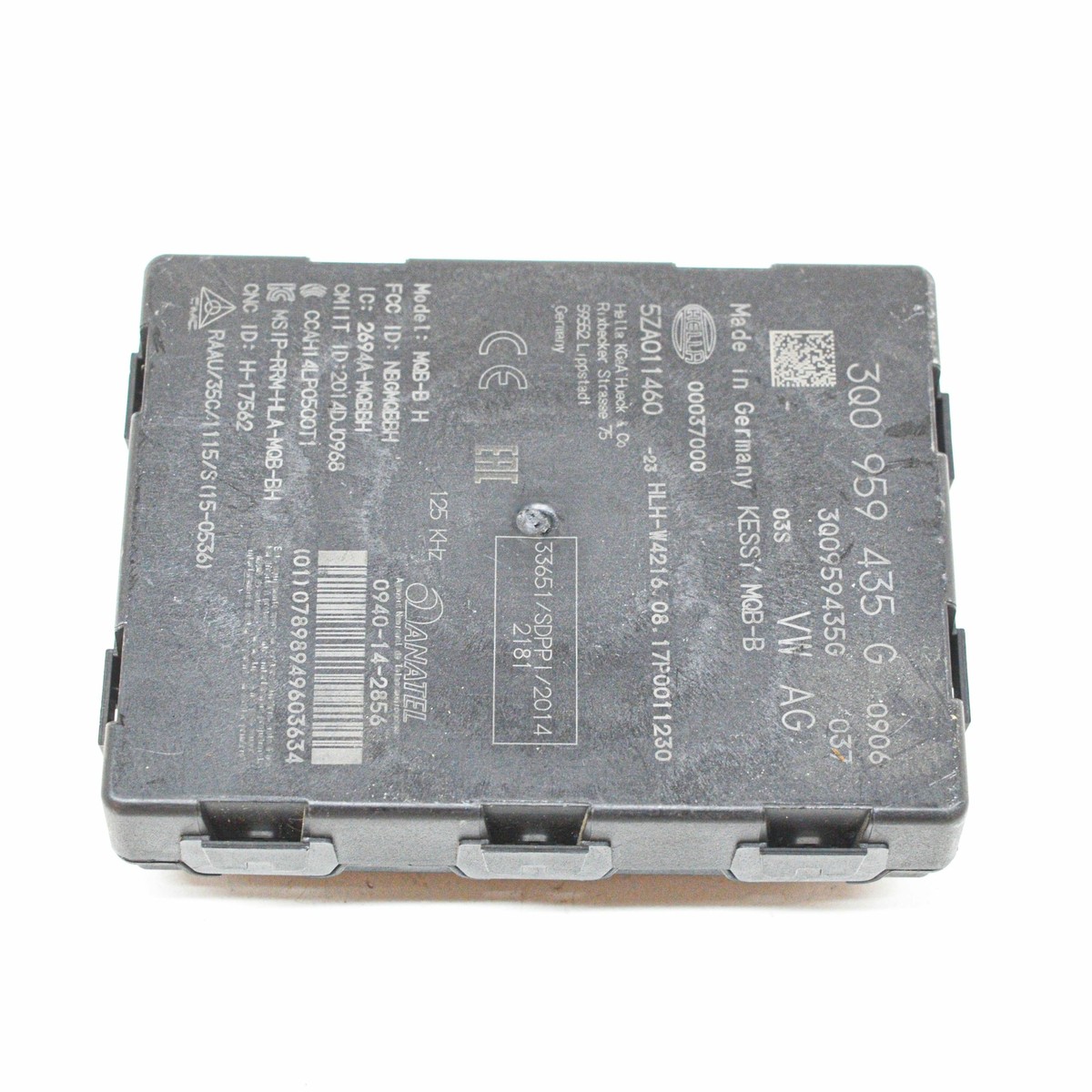 SKODA SUPERB Estate B8 Keyless Control Unit 3Q0959435G